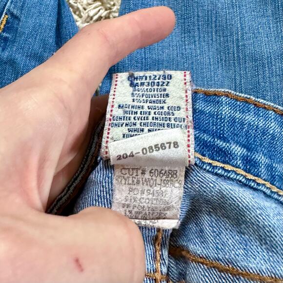 True Religion Blue Ankle Jeans Slim Fit Made in USA Women’s Size 25 - Picture 9 of 9